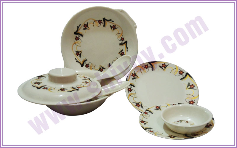 melamine dinner sets - melamine catering crockery - plastic crockery - home gift crockery - plastic catering products manufacturers exporters in india punjab ludhiana